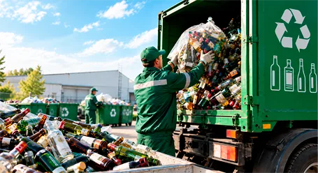 Спецавтомобиль «Чистый Мир» для вывоза алкогольной продукции
